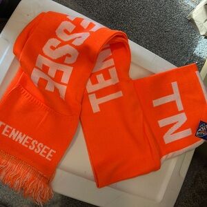 Orange Tennessee Scarf - hat - mittens